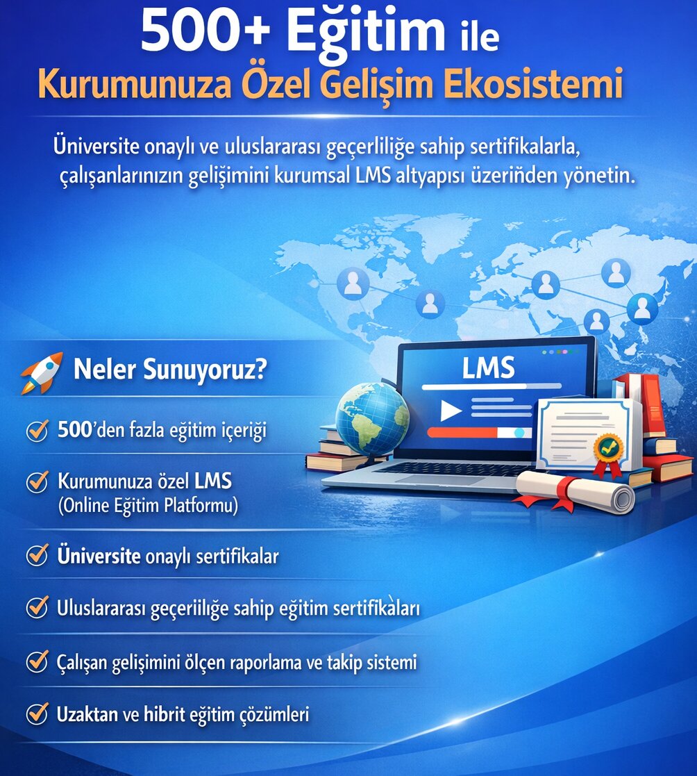 Üniversite Onaylı ve uluslararası Sertifika